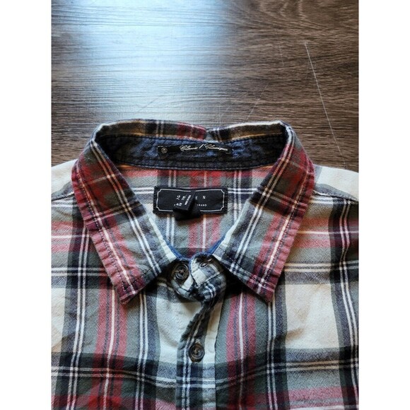 21 Men by Forever21, Regular Fit, Men's Long Sleeve Flannel Shirt, Size Large - Picture 3 of 9